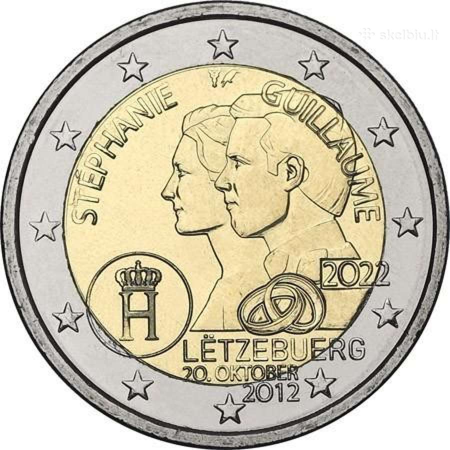 2 eurų Liuksemburgo Unc proginės monetos - nuotraukos Nr. 9