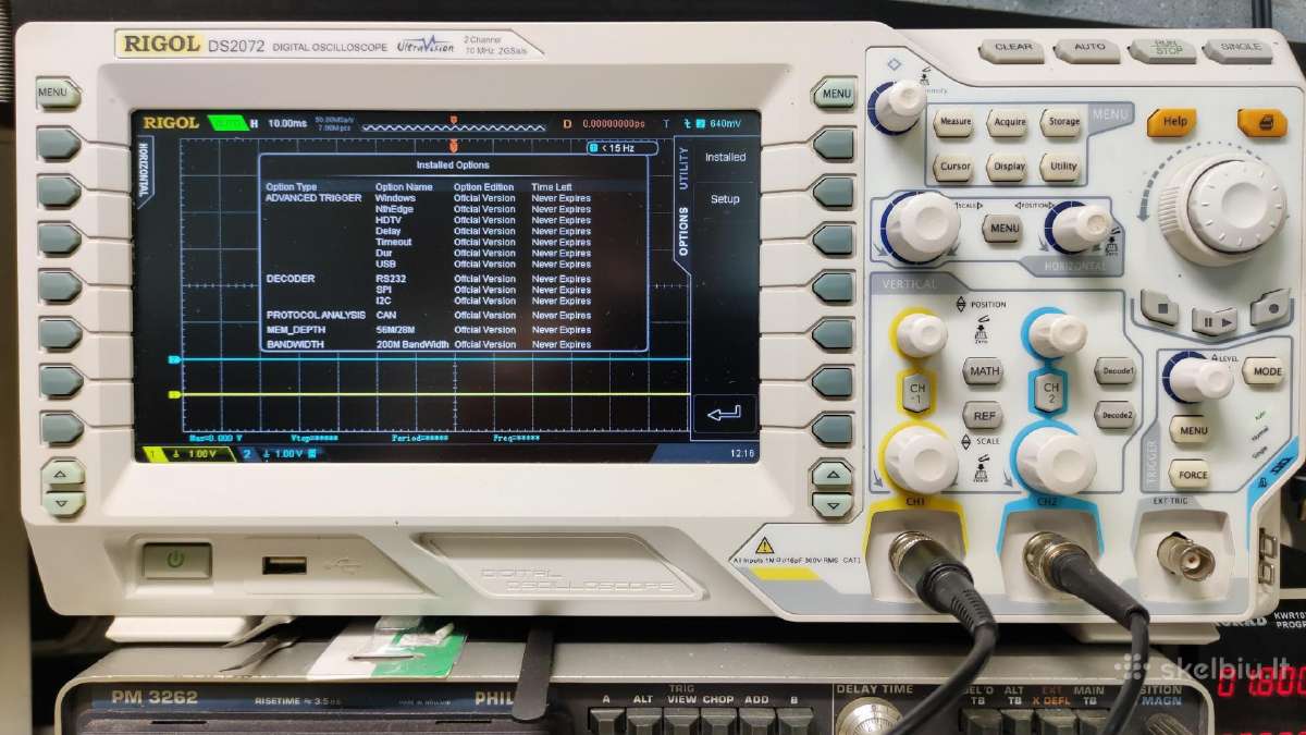 Oscilografas Rigol Ds2000 serijos 200mhz Skelbiu.lt