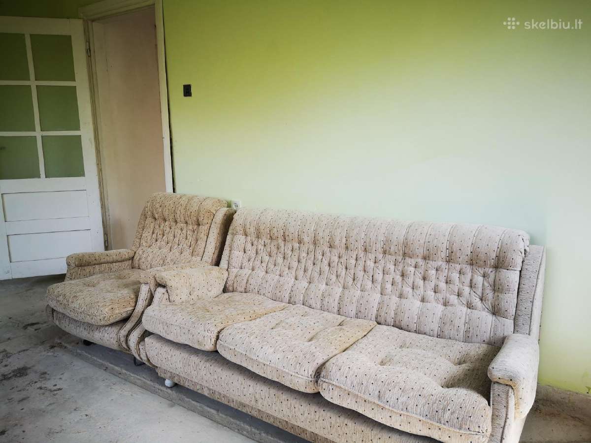 Minkštas kampas sofa lova su foteliais - nuotraukos Nr. 8