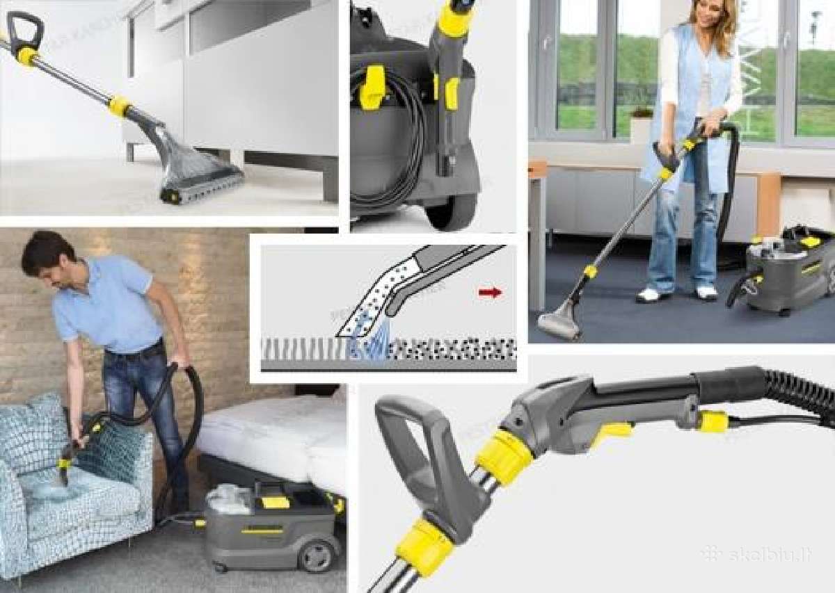Pigi plaunamo siurblio Karcher Puzzi 10/1 nuoma! - nuotraukos Nr. 3