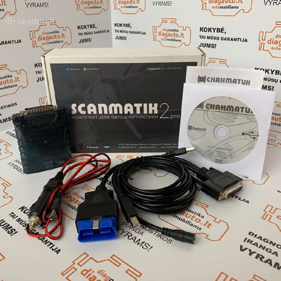 Scanmatik3 Pro (j2534-rp1210, Can-fd, Doip) - nuotraukos Nr. 7