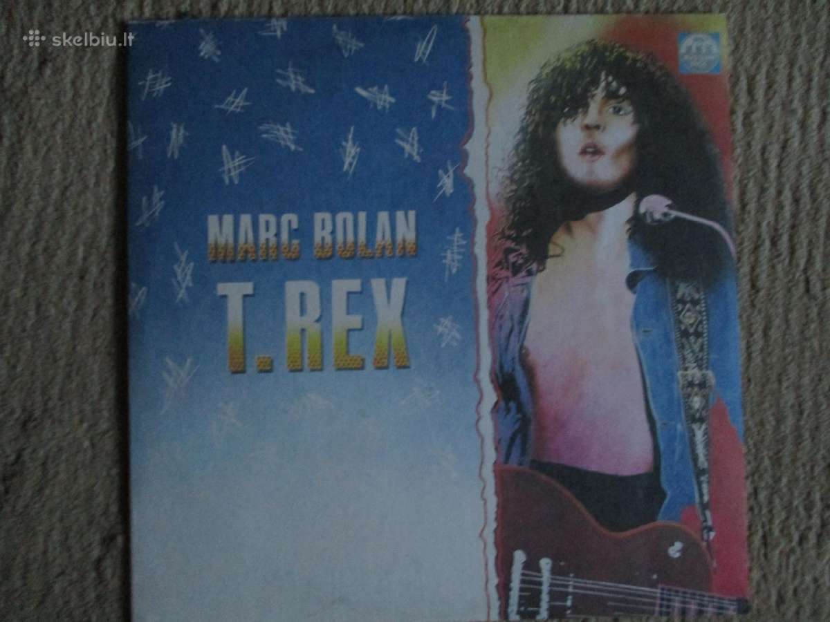 Marc Bolan ir grupės T. Rex plokštelė