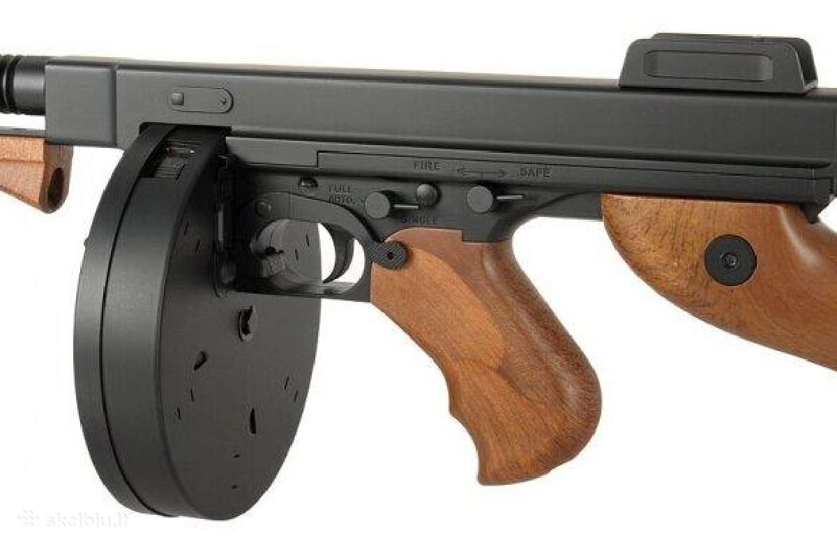 Šratasvydžio automatas Thompson. Tikro dydžio. - nuotraukos Nr. 8