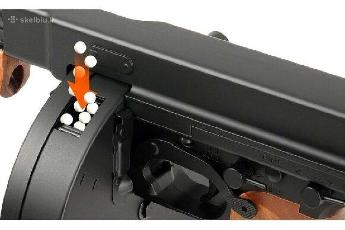 Šratasvydžio automatas Thompson. Tikro dydžio. - nuotraukos Nr. 9