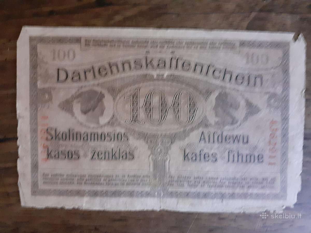 Senas banknotas - nuotraukos Nr. 2