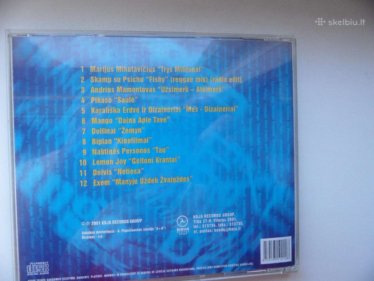 Muzikiniai kompaktiniai diskai po 9e - nuotraukos Nr. 3