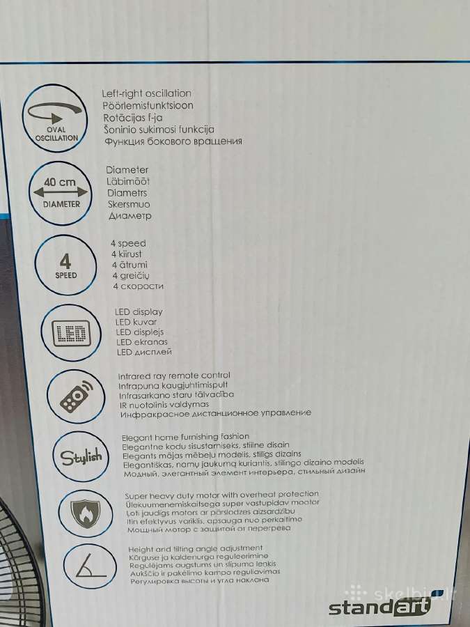 Ventiliatorius Standart Fs40-13vr, 55 W - nuotraukos Nr. 3