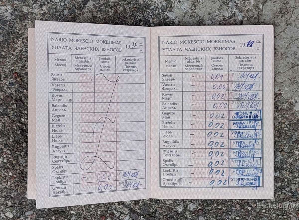 Tarybiniu laiku medaliai knygeles zenkliukai - nuotraukos Nr. 7