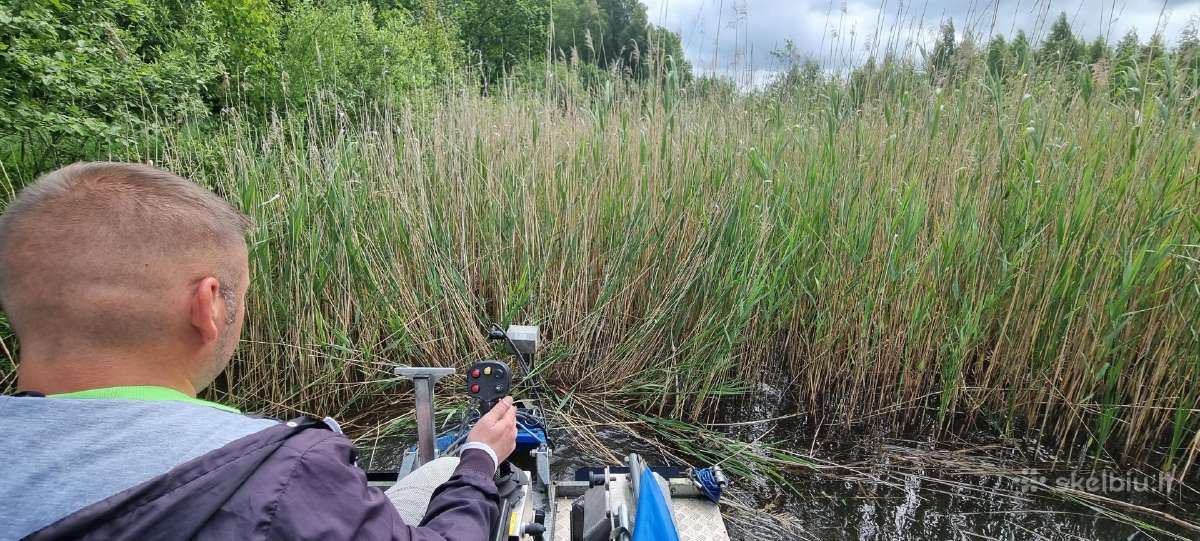 Nendrių, meldų ir kitos vandens augalijos pjovimas - nuotraukos Nr. 7