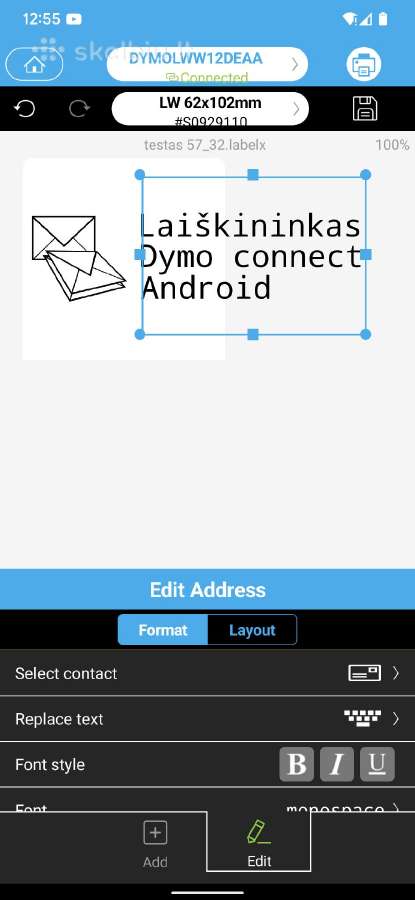 Dymo Labelwriter 450 lipdukų spausdintuvas, WiFi - nuotraukos Nr. 6