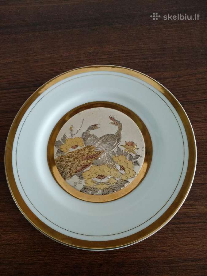 Japoniško porceliano Chokin kolekcijos lėkštės - nuotraukos Nr. 5