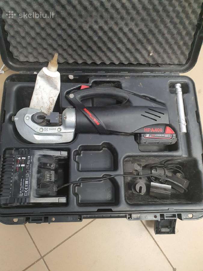 Akumuliatorinis angalių presas Novapress Hpa 400,