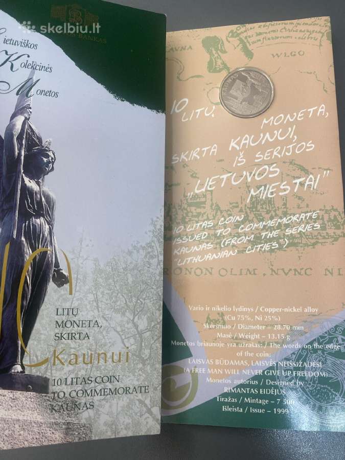 10 litu 1999 su visa pakuote
