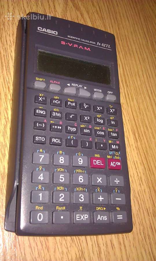 Casio Fx-82tl - nuotraukos Nr. 7
