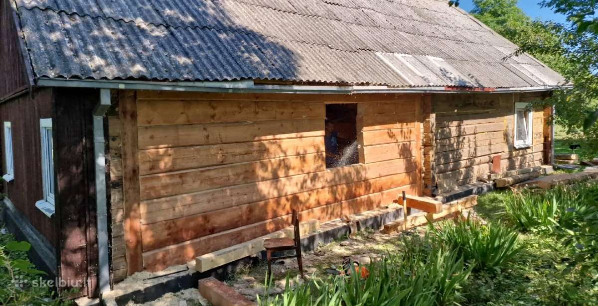 Senų rąstinių namų rekonstrukcija - nuotraukos Nr. 8