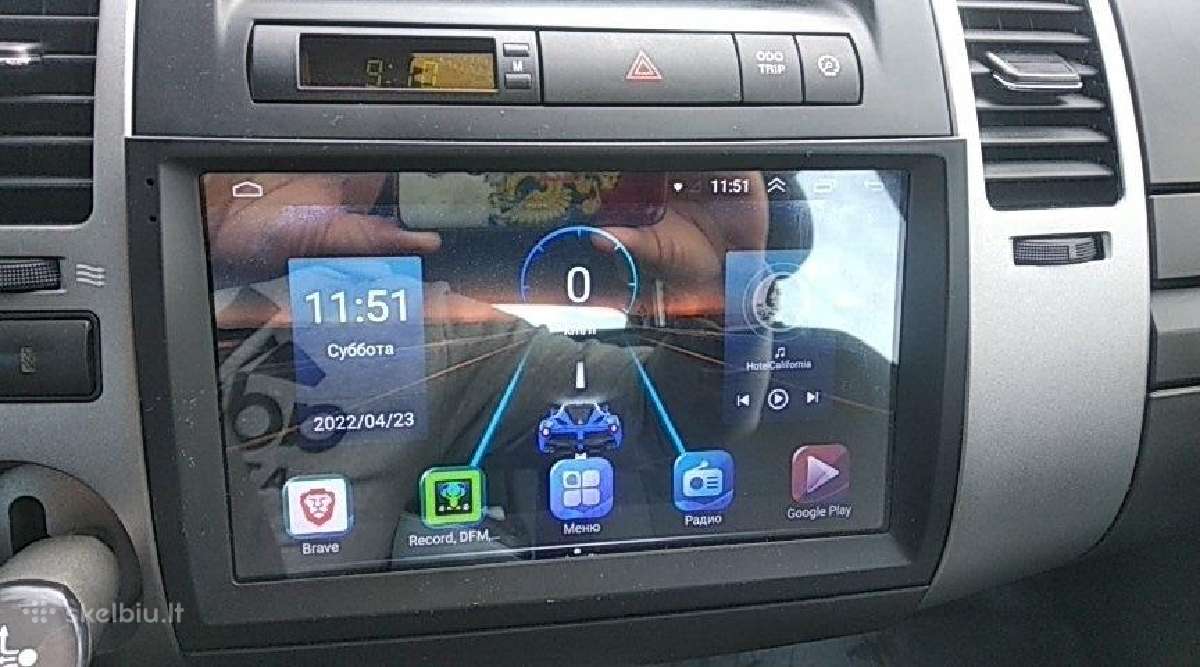 Toyota Prius 2002 - 2015 metų android multimedija - nuotraukos Nr. 11