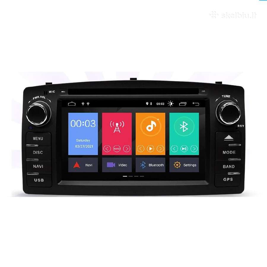 Toyota Corolla 2000-2013 android multimedija - nuotraukos Nr. 2