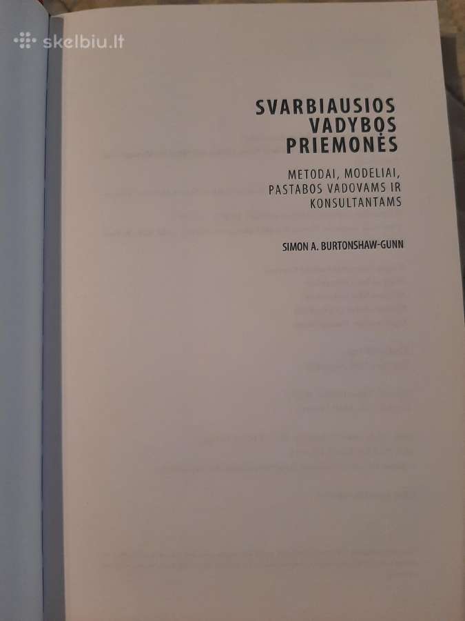 Svarbiausios vadybos priemonės - nuotraukos Nr. 3