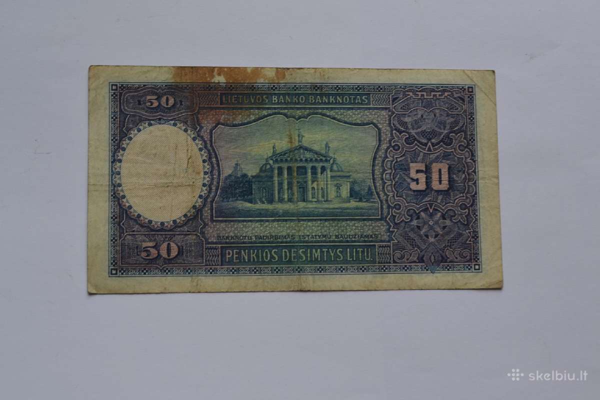 50 litu 1928 m. - nuotraukos Nr. 2