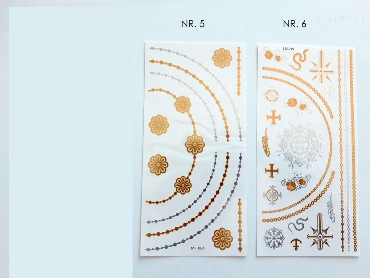 Laikinos spindinčios tatuiruotės - nuotraukos Nr. 4