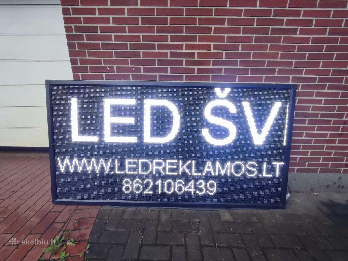 LED švieslentės, LED reklamos,švieslenčių remontas