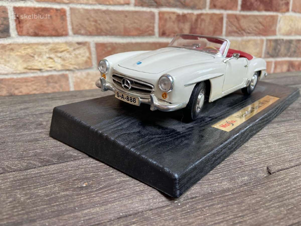 Mercedes Benz SL 190 1:18 modeliukas - nuotraukos Nr. 4