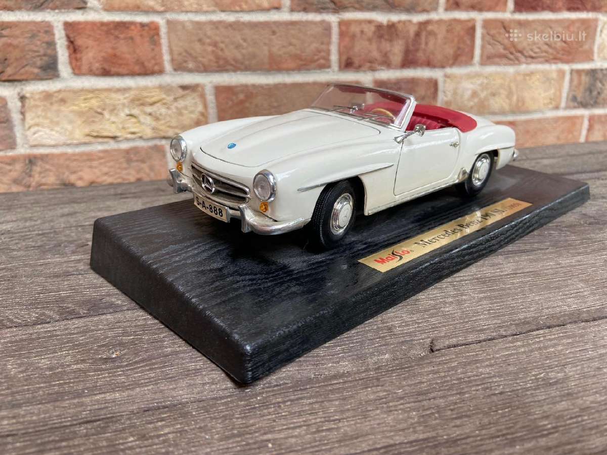 Mercedes Benz SL 190 1:18 modeliukas - nuotraukos Nr. 5