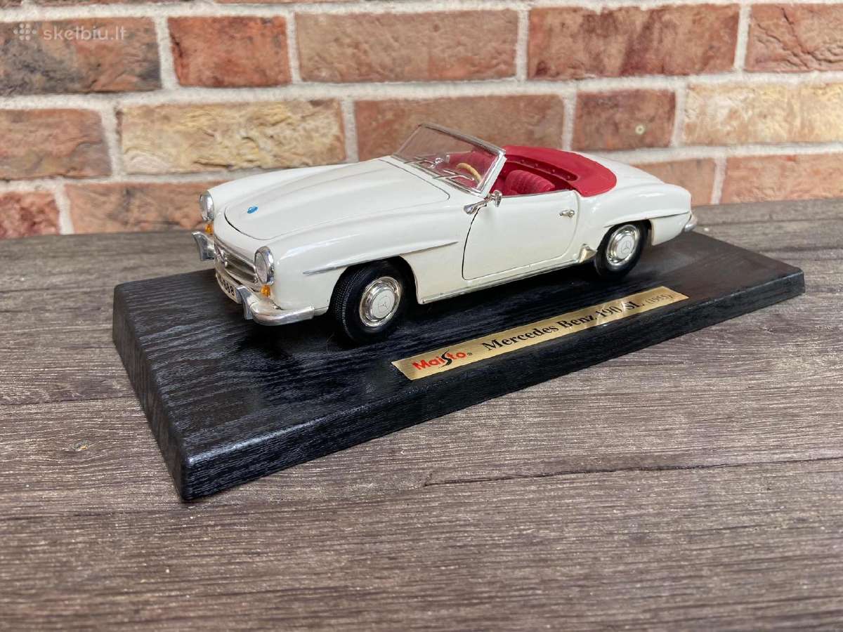 Mercedes Benz SL 190 1:18 modeliukas - nuotraukos Nr. 6