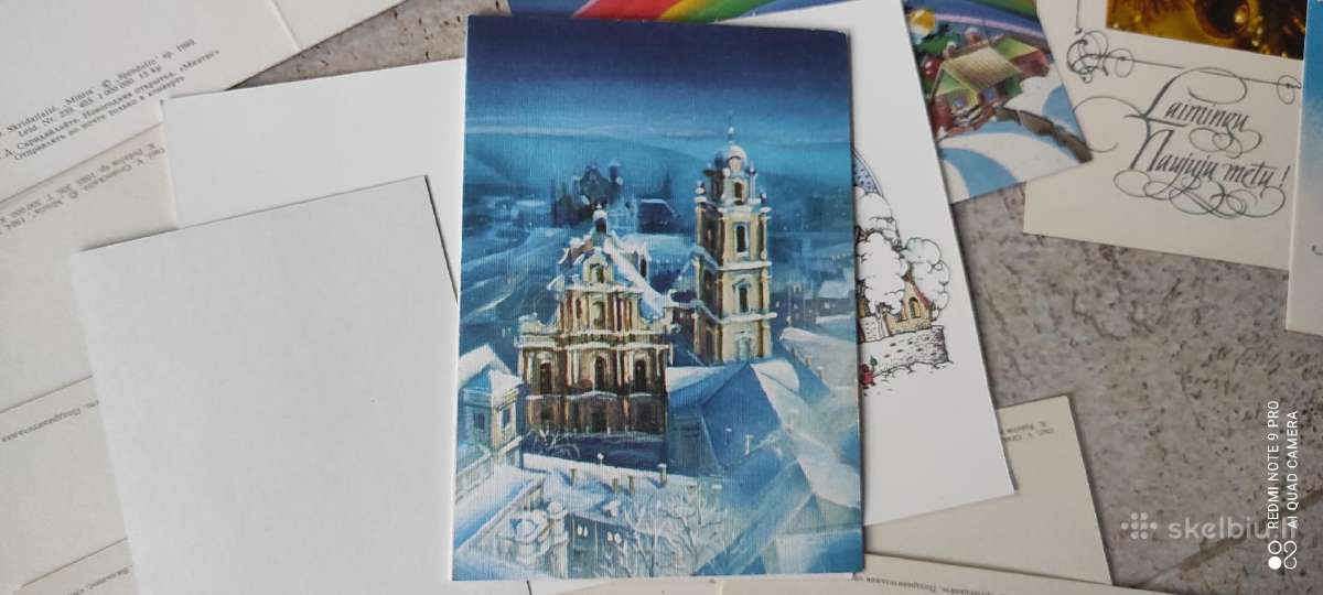 Vintažinės naujos atvirutės - nuotraukos Nr. 6