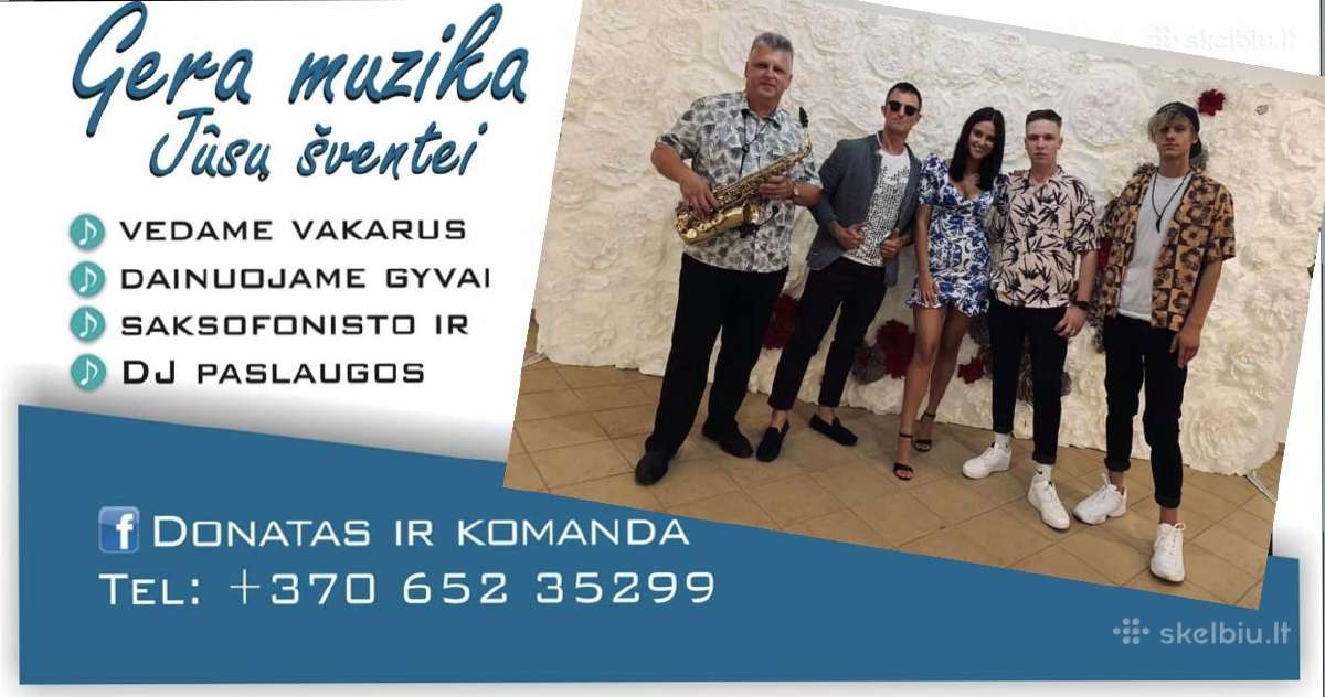 Gera muzika ir programa Jūsų šventei, muzikantai - nuotraukos Nr. 19