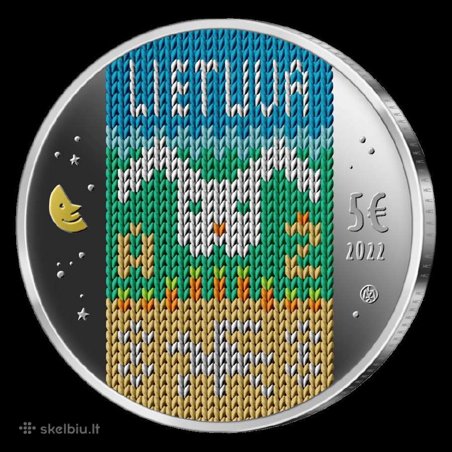 Lb proginės sidabrinės monetos - nuotraukos Nr. 9