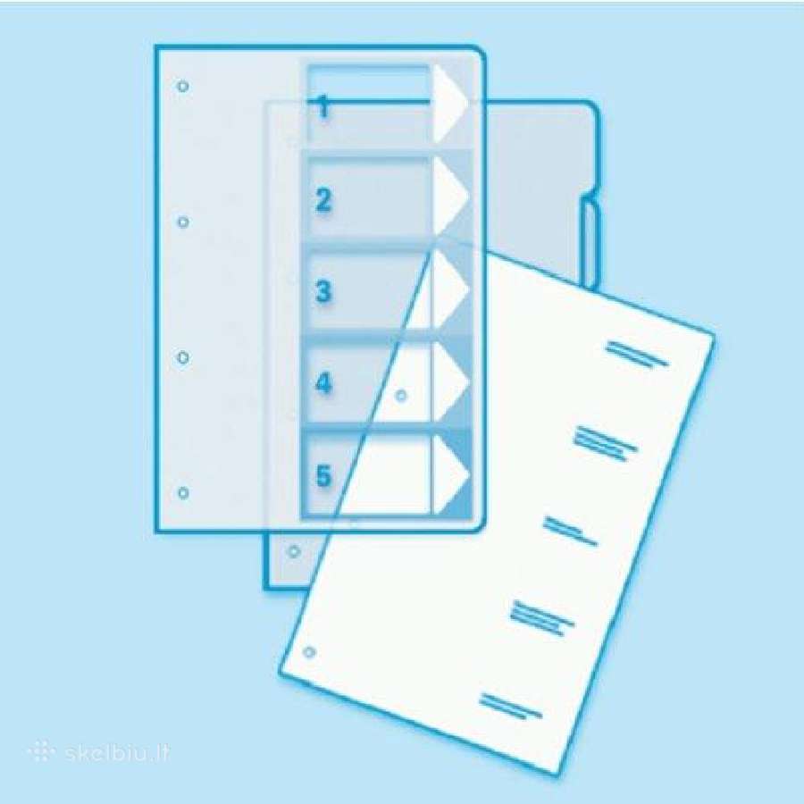 Leitz - skiriamieji lapai (nauji) - nuotraukos Nr. 3