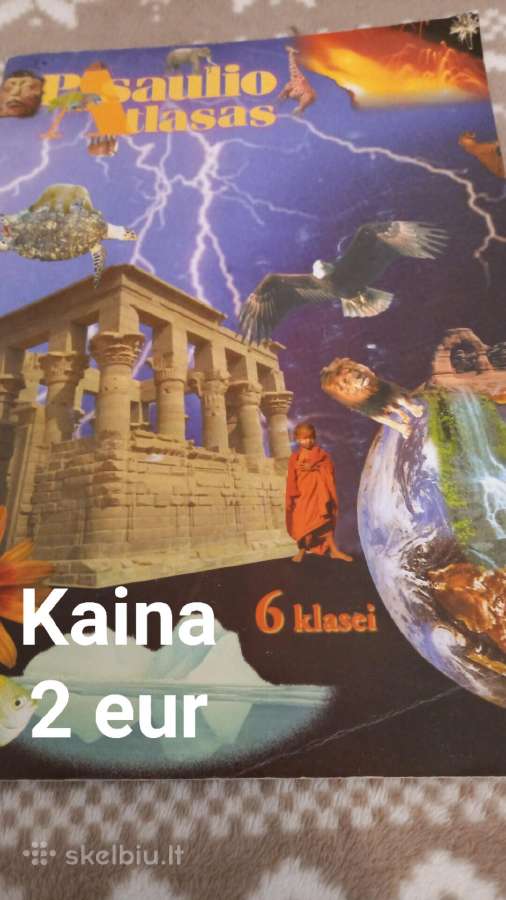 Pasaulio atlasas 6 klasei