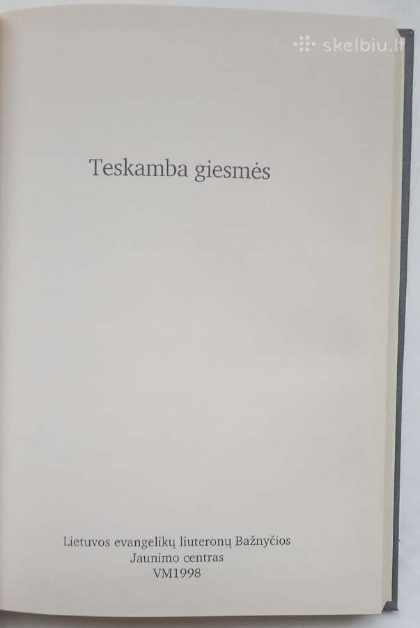 Teskamba giesmė 1998 metai - nuotraukos Nr. 3