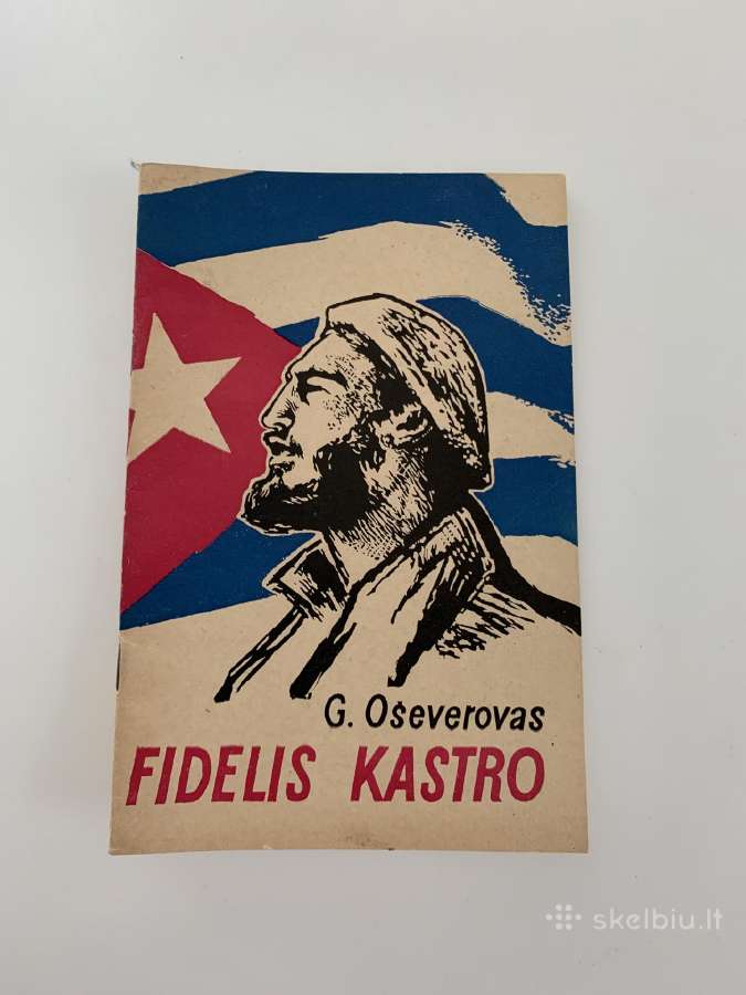 Vintažinė sena knyga Fidelis Kastro 1962m