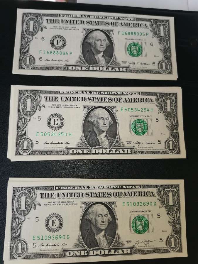 JAV (Usa) 1dol. 2009-2021m Unc