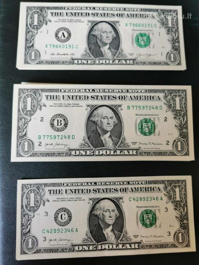 JAV (Usa) 1dol. 2009-2021m Unc - nuotraukos Nr. 2