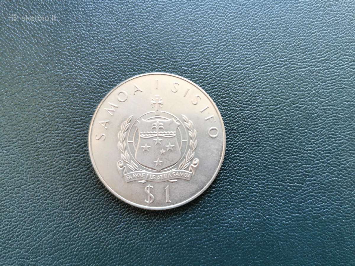 Samoa 1dol. 1978m 50m skrydž.per Ramujį vand. Unc - nuotraukos Nr. 2