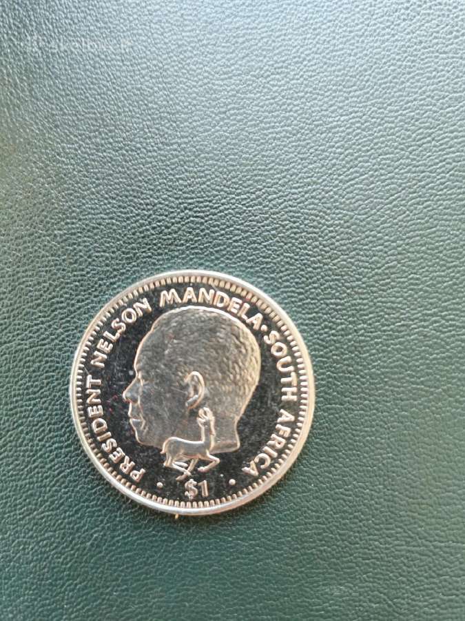 Liberija 1dol 1994m Nelson Mandela Unc