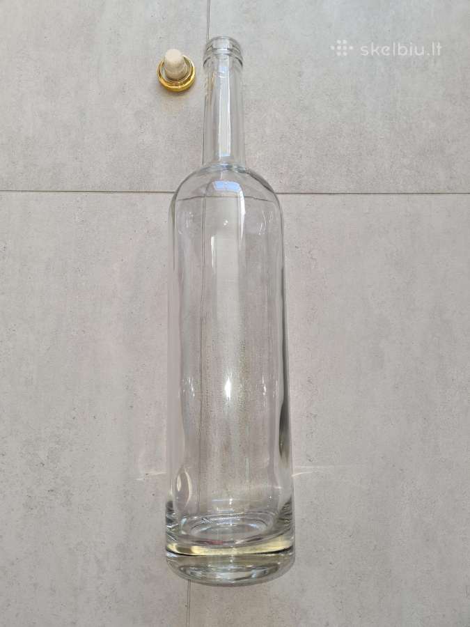 Stiklinis butelys, 3 litrai - nuotraukos Nr. 2