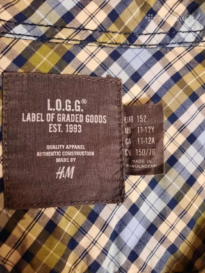 Languoti marškiniai H&m - nuotraukos Nr. 2