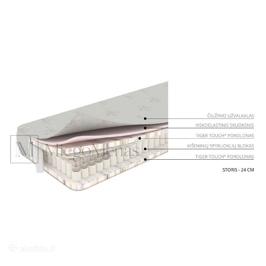 Čiužinys švelnumas 3 + Visko 200x200