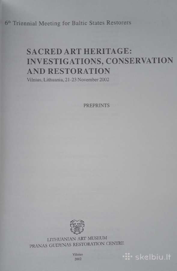 Sacred Art Heritage 2002 - nuotraukos Nr. 7