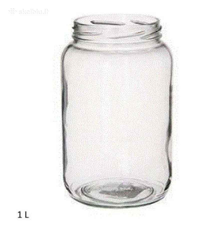 Naudoti stiklainiai švarūs 1l, 0.5l, 0.25l talpos - nuotraukos Nr. 2