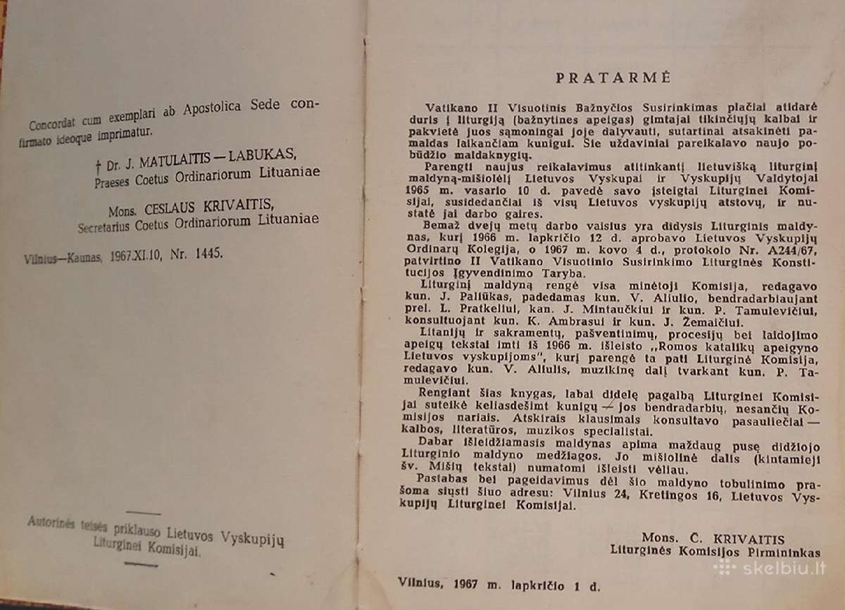 Maldaknygė 1967 m