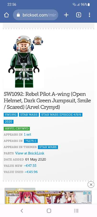 75275 Lego® Star Wars A-wing Starfighter - nuotraukos Nr. 6
