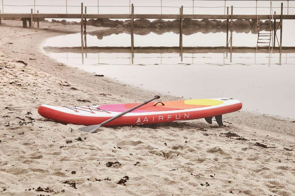Airfun - Red - 305 x 76 x 15 cm, Paddleboard Pripu - nuotraukos Nr. 3