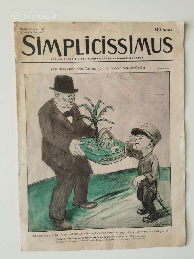 Satyriniai vokiški karo metų žurnalai - nuotraukos Nr. 14