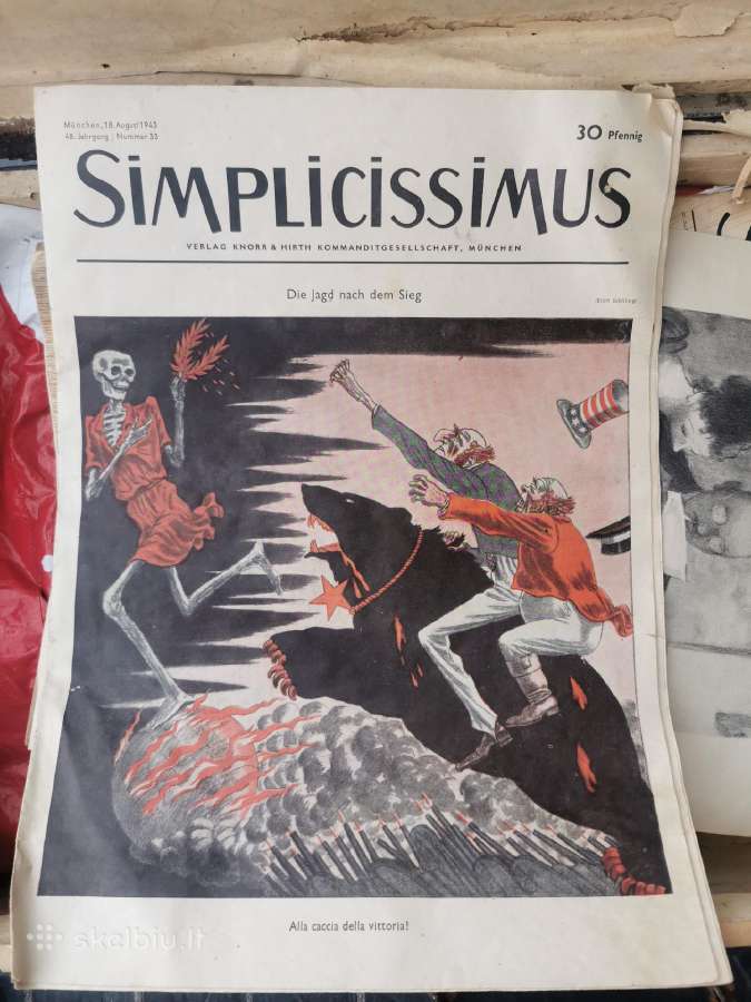 Satyriniai vokiški karo metų žurnalai - nuotraukos Nr. 17