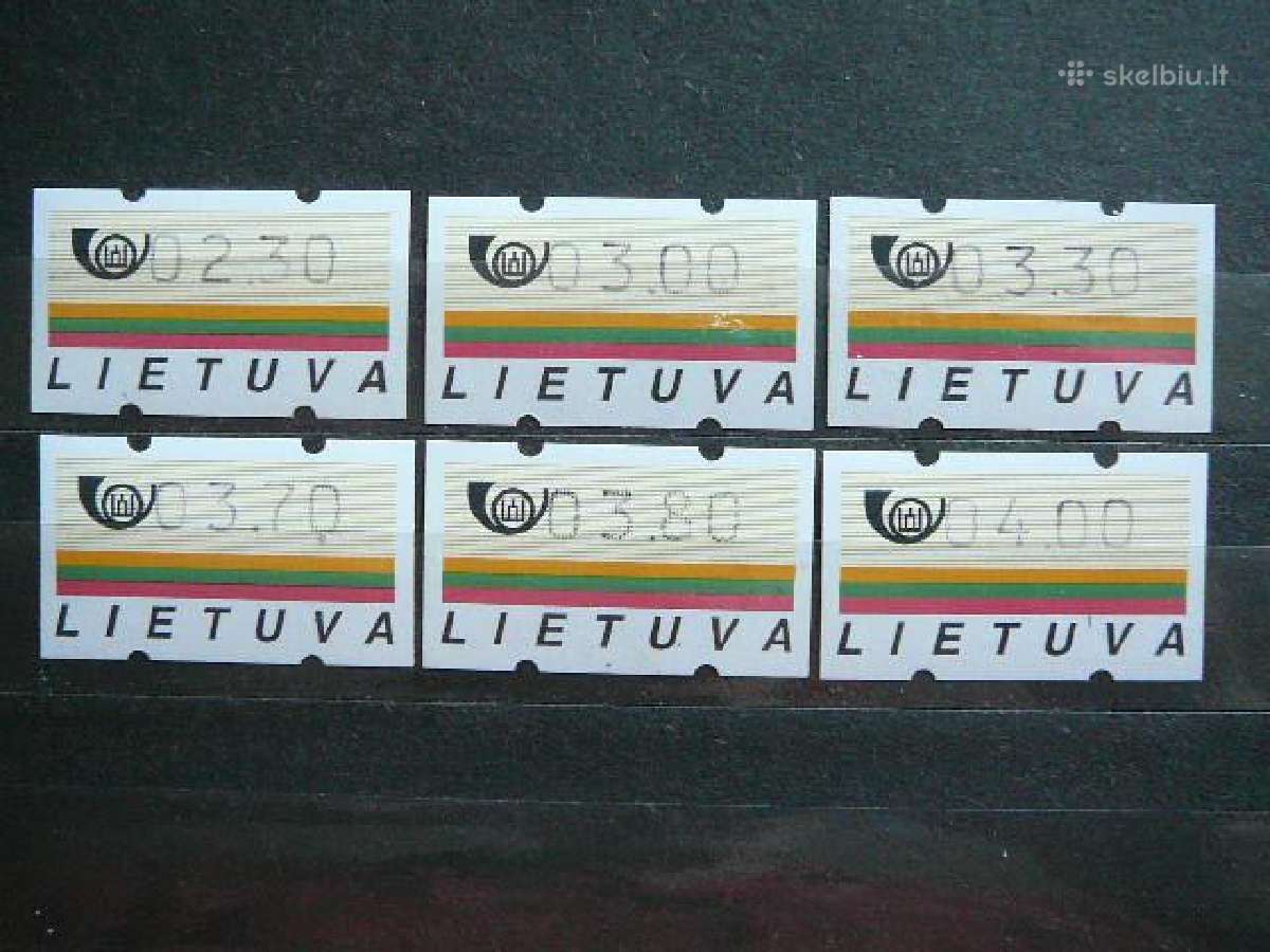 Lietuva 2000 Pasto automatu zenklai (atm) sv20/2